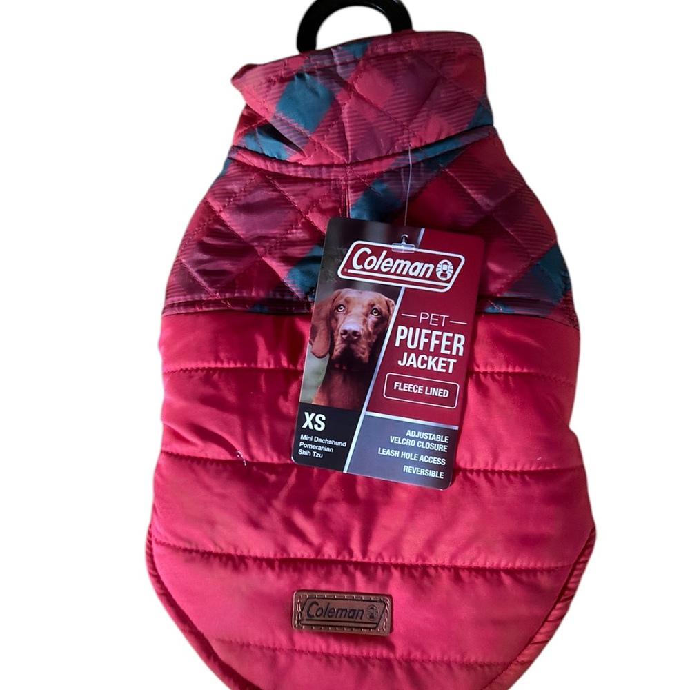 Coleman Red Pet Puffer Jacket